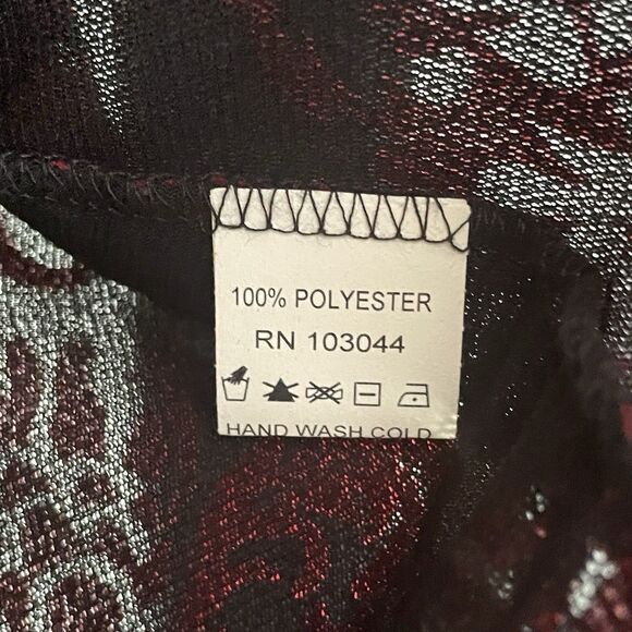 Petit Pois by Viviana G Velvet Feel Sheer Arms Popover Whimsy Goth NO SIZE TAG M - Picture 6 of 16